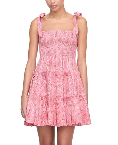 Hill House Home The Ribbon Charlotte Nap Dress In Pink