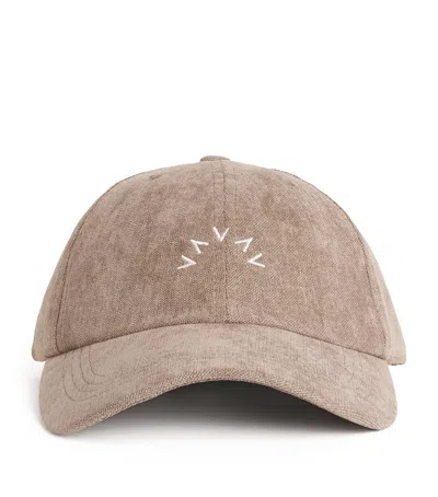 Varley Franklin Baseball Cap In Brown
