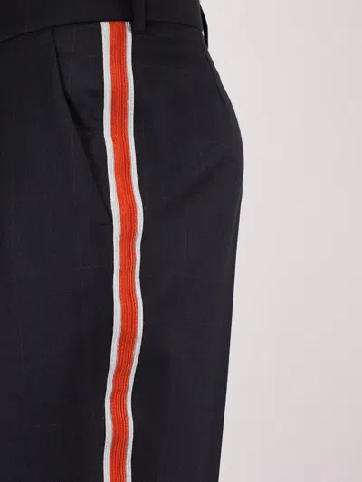 Calvin Klein 205w39nyc Pantalone Stripe In Black