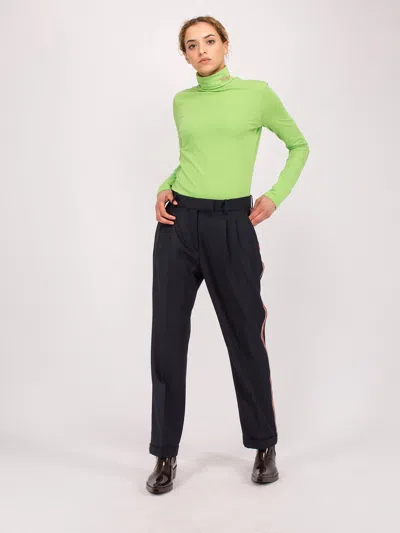 Calvin Klein 205w39nyc Pantalone Stripe In Black