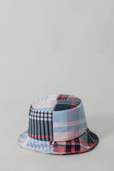 Thom Browne Quartered Funmix Bucket Hat In Multi