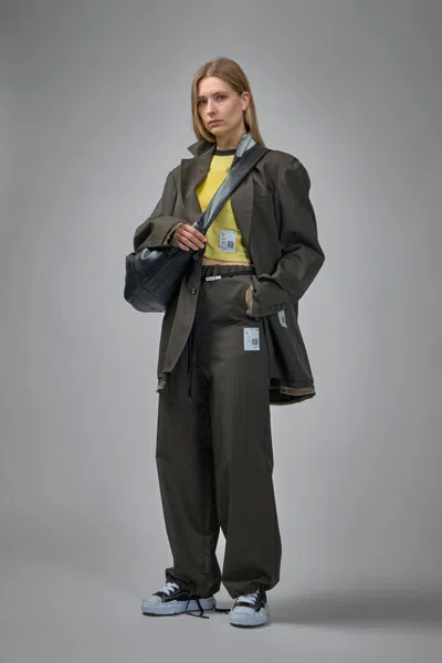 Miharayasuhiro Dry Wool Pants In Brown