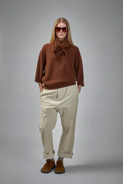 Sofie D'hoore Pinot Relaxed Low Crotch Pant In Brown