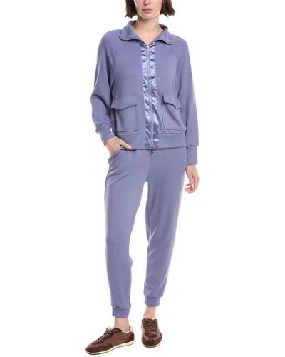 Marion 2pc Sateen Soft Sweater & Pant Set In Multi
