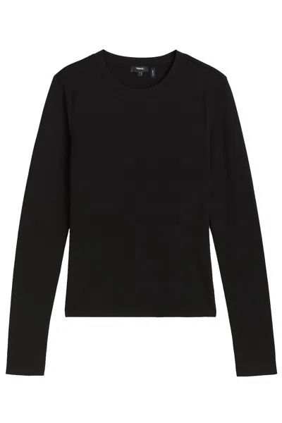 Theory Long Sleeve T-shirt In Black