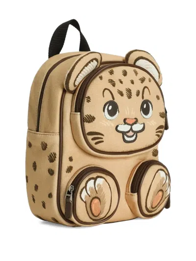 Dolce & Gabbana Teddy Bear-print Backpack In Multi