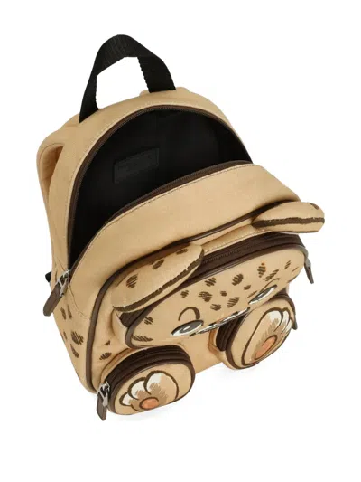 Dolce & Gabbana Teddy Bear-print Backpack In Multi