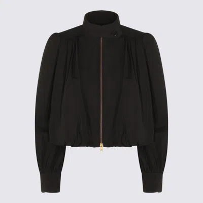 Chloé Jackets Blacks And Greys In Black