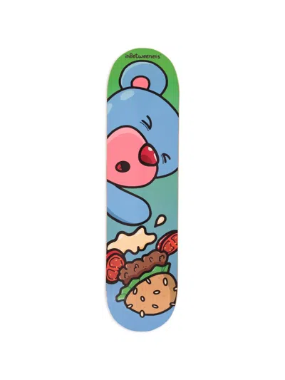 Inbetweeners Graphic-print Skateboard In Neutral