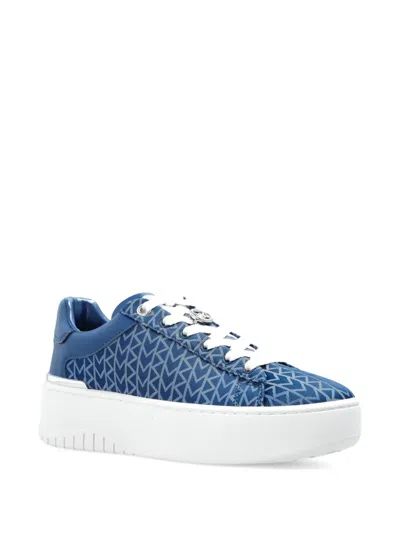 Michael Michael Kors Patterned Sneakers In Blue