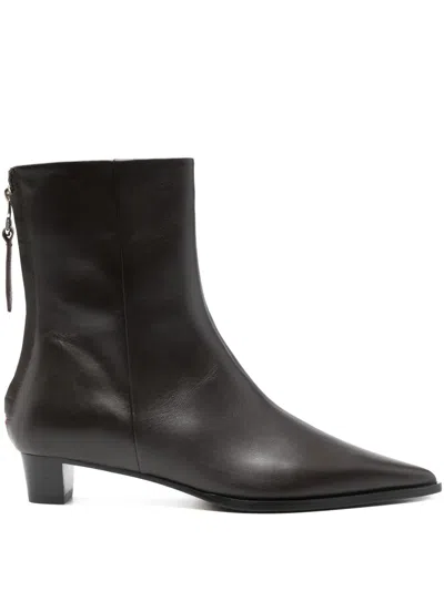 Aeyde Harriet Ankle Boots In Black