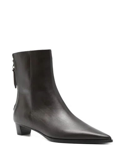 Aeyde Harriet Ankle Boots In Black