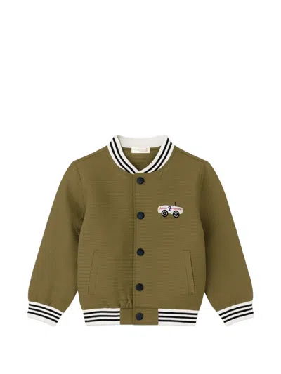 Mininio Button-fastening Trousers Set (set Of Three) In Green