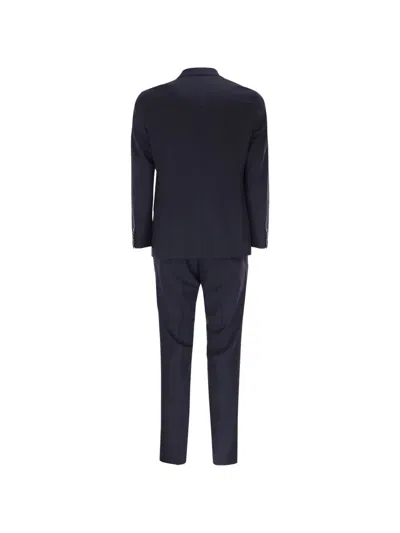 Hugo Boss Blue Single-breasted Suit In Blue