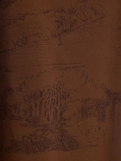 Max Mara Printed Trousers In Multi