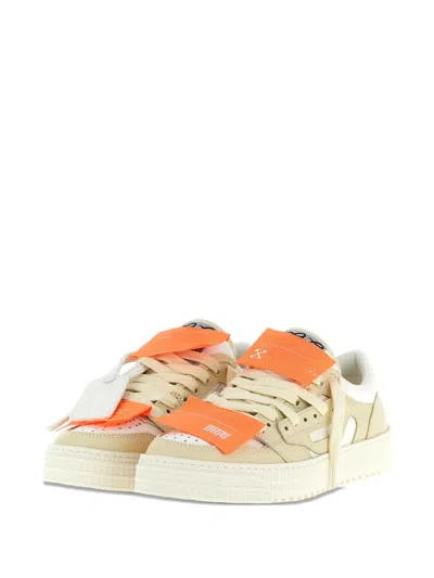 Off-white Perforated Leather Sneaker In White