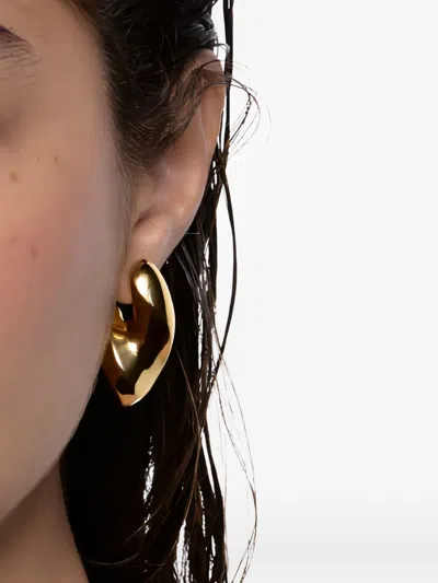 Maria Black Palomino Saddle Earring In Brown