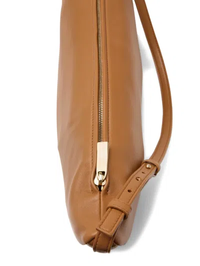 Marsèll Volta Leather Shoulder Bag In Brown