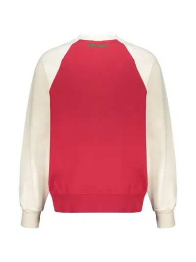 Inbetweeners Printed Long-sleeve Sweatshirt In Red