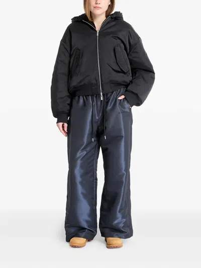 Jordan Drawstring-waist Track Pants In Black