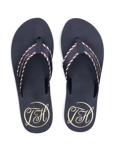 Tommy Hilfiger Patterned-strap Flip-flops In Multi