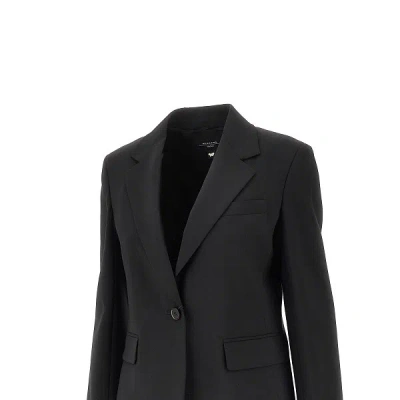 Weekend Max Mara Long-sleeved Suit Jacket In Black