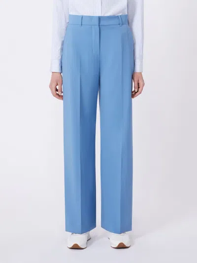 Weekend Max Mara Weekend Trousers Clear Blue In Blue