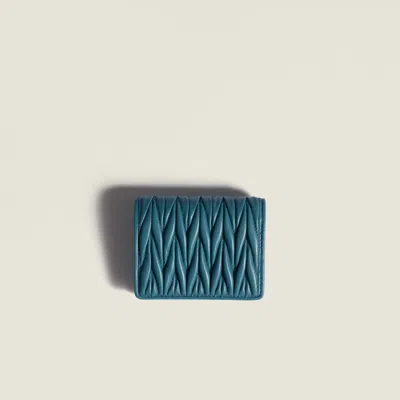 Miu Miu Wallets In Blue