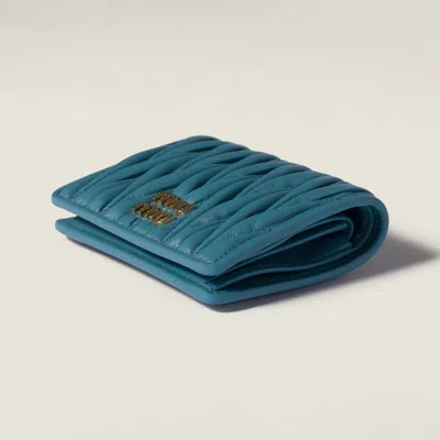 Miu Miu Wallets In Blue