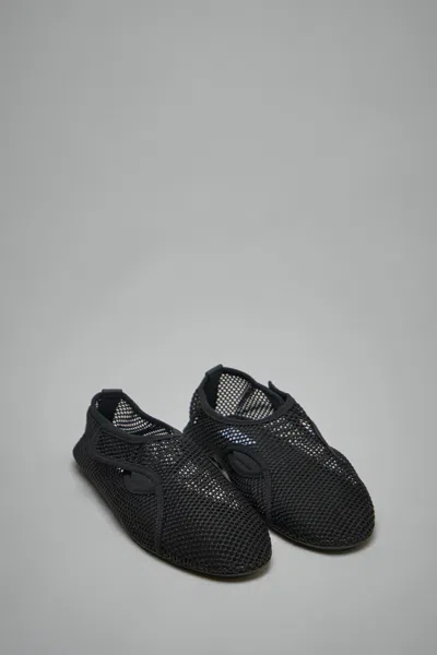 Alaïa Alaia Slipper In Black Mesh Women In Black