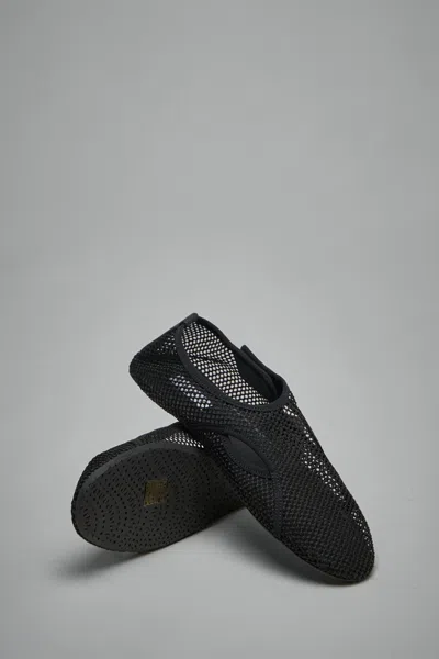 Alaïa Alaia Slipper In Black Mesh Women In Black