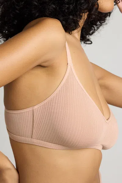 Negative Whipped Non-wire Bra In Buff In Neutral