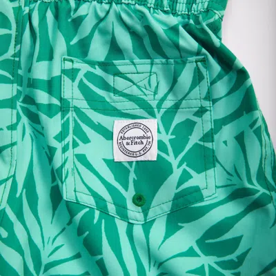 Abercrombie & Fitch Swim Trunks In Green