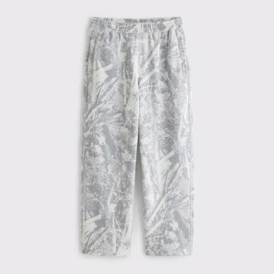 Abercrombie & Fitch Ypb Terry Open-hem Sweatpant In Gray