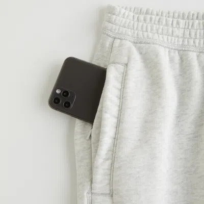 Abercrombie & Fitch Ypb Terry Open-hem Sweatpant In Gray