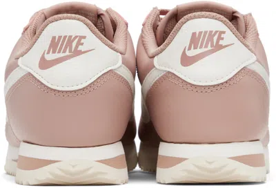 Nike Pink Cortez Leather Sneakers