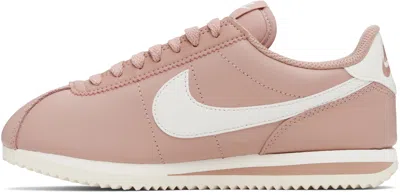 Nike Pink Cortez Leather Sneakers