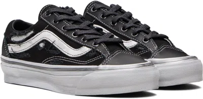 Vans Old Skool 36 Vibram Distressed Sneakers Silver In Black