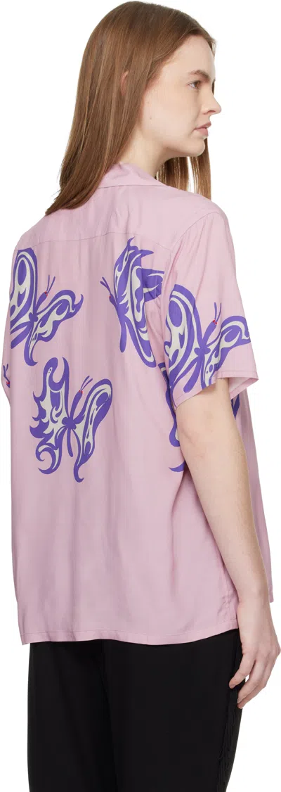 Needles Pink Kae Tanaka Edition S/s One-up Shirt In Pink