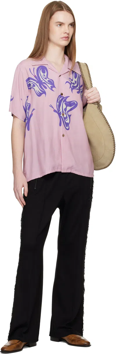 Needles Pink Kae Tanaka Edition S/s One-up Shirt In Pink