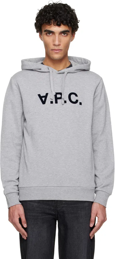 A.p.c. Hoodie Standard Grand Vpc Gots In Gray