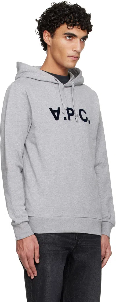 A.p.c. Hoodie Standard Grand Vpc Gots In Gray