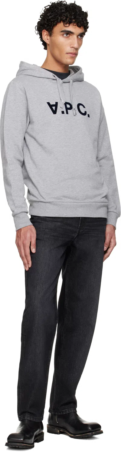 A.p.c. Hoodie Standard Grand Vpc Gots In Gray