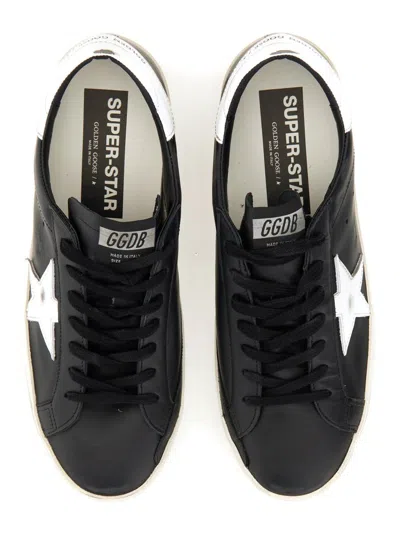 Golden Goose Superstar Sneakers With Distressed Effect In Black