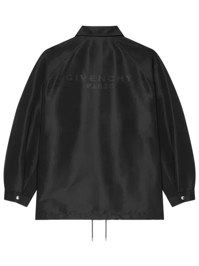 Givenchy Coach Jacket In Black
