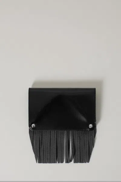 Comme Des Garçons Fringe Wallet Black Small