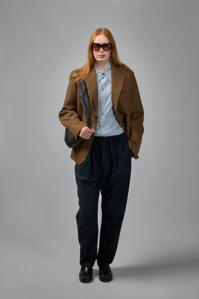 Lemaire Pointed Collar Shirt In Blue