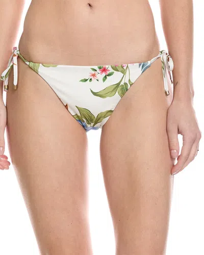 Vitamin A Elle Tie Side Bikini Bottom In White