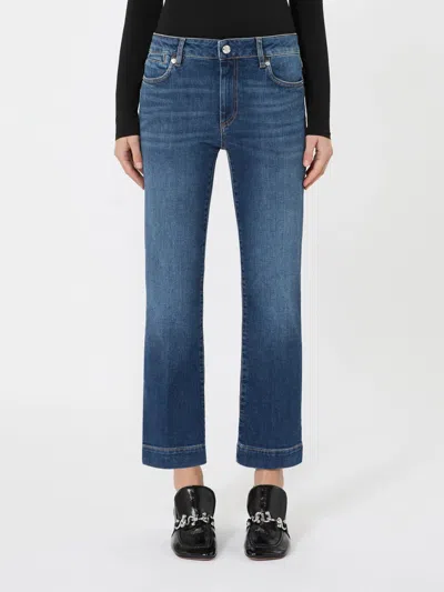 Sportmax Belt Loop Jeans In Blue