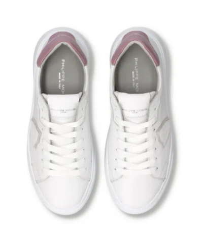 Philippe Model Temple Low Lace-up Sneakers In Animal Print